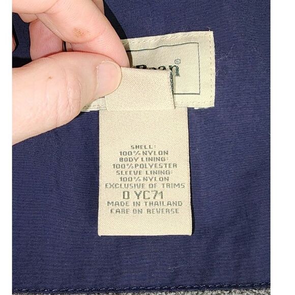 L.L. Bean Women's Blue Fleece Lined Jacket Size L - Picture 8 of 8